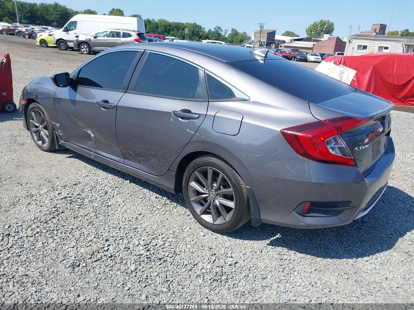 Vin: 19xfc1f36me202508, lot: 46637003, honda civic ex 20213