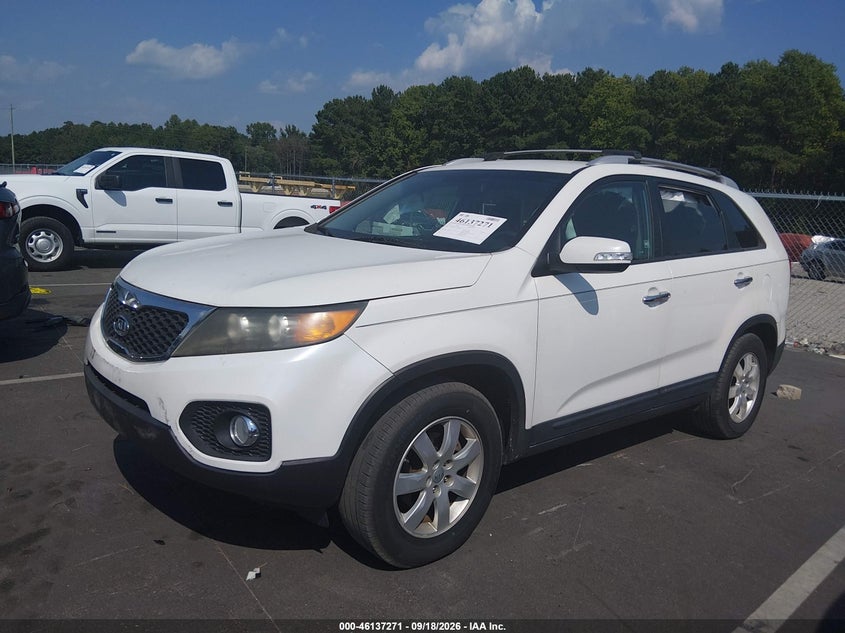 Vin: 5xykt3a69cg213158, lot: 46637005, kia sorento lx 20122