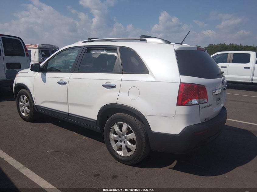 Vin: 5xykt3a69cg213158, lot: 46637005, kia sorento lx 20123