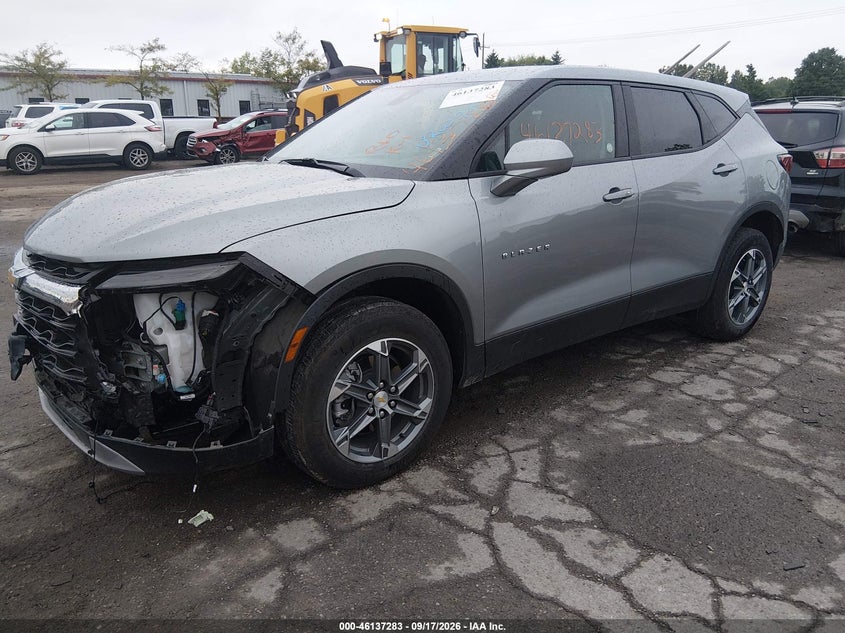 Vin: 3gnkbhr46ss242463, lot: 46637017, chevrolet blazer awd 2lt 20252