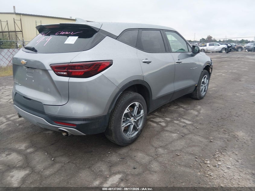Vin: 3gnkbhr46ss242463, lot: 46637017, chevrolet blazer awd 2lt 20254