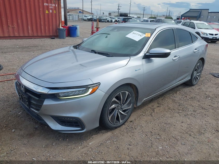Vin: 19xze4f99ne002690, lot: 46637026, honda insight touring 20222