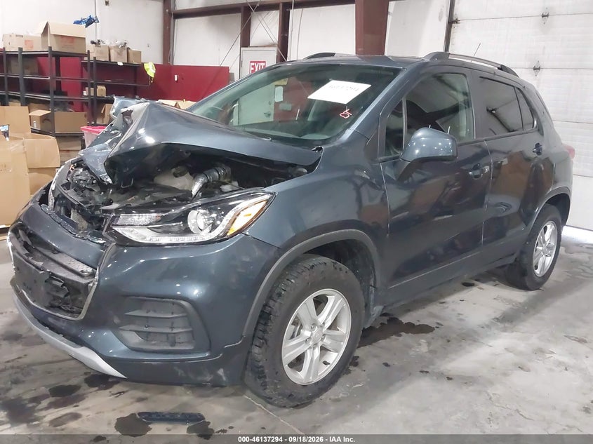 Vin: kl7cjpsm4nb559918, lot: 46637029, chevrolet trax awd lt 20222