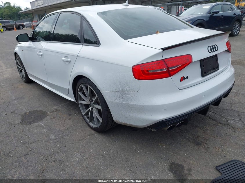Vin: waudgafl5ga005880, lot: 46637046, audi s4 premium plus 20163