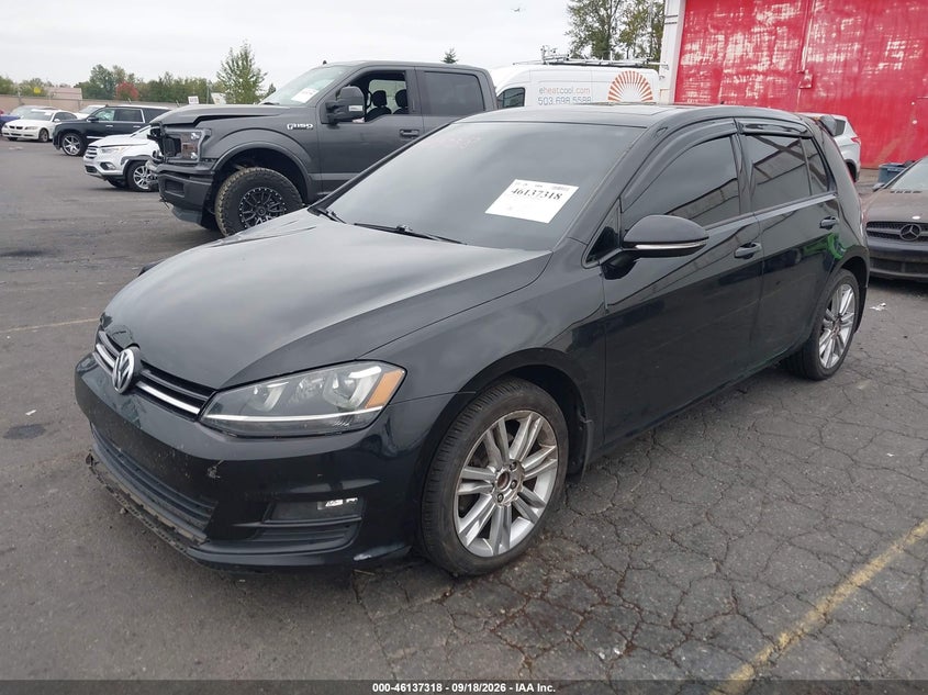 Vin: 3vw2a7au0fm050982, lot: 46637052, volkswagen golf tdi se 4-door 20152