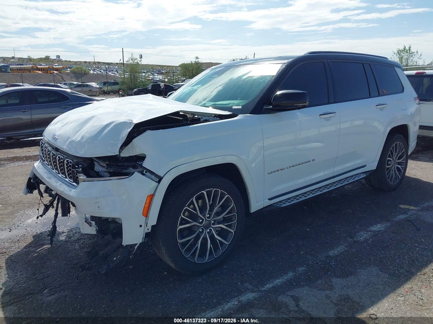 Vin: 1c4rjkegxs8631865, lot: 46637057, jeep grand cherokee l summit reserve 4x4 20252