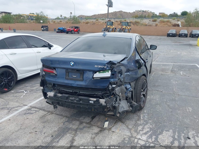 Vin: wba13ag00pcl83936, lot: 46637068, bmw 530e 20234