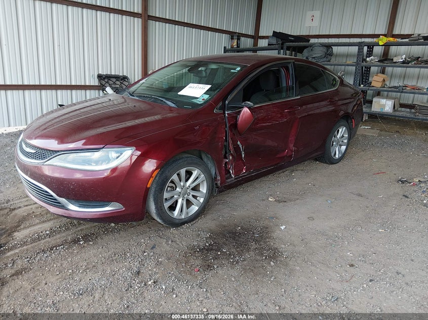 Vin: 1c3cccab2fn609869, lot: 46637069, chrysler 200 limited 20152