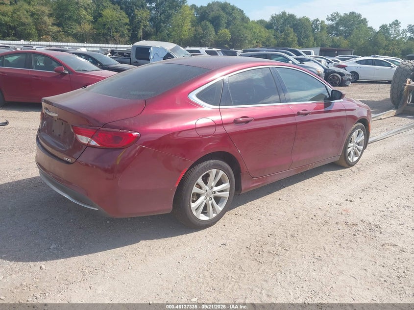 Vin: 1c3cccab2fn609869, lot: 46637069, chrysler 200 limited 20154