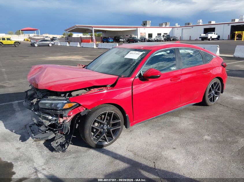 2022 Honda Civic Sport Touring, Front End, IAAI, VIN 19XFL1H88NE002241 — photo 2