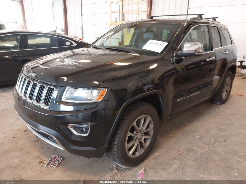 Vin: 1c4rjfbg3ec423615, lot: 46637091, jeep grand cherokee limited 20142