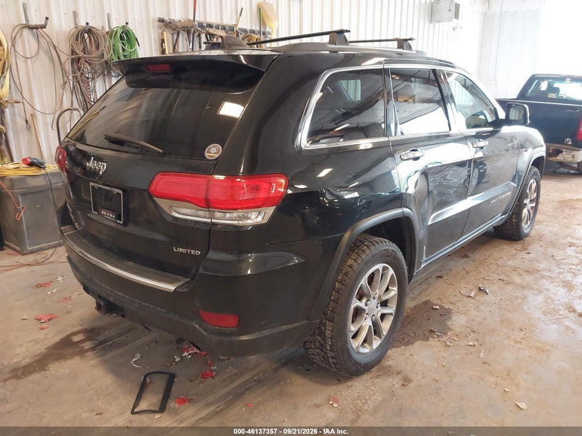 Vin: 1c4rjfbg3ec423615, lot: 46637091, jeep grand cherokee limited 20144