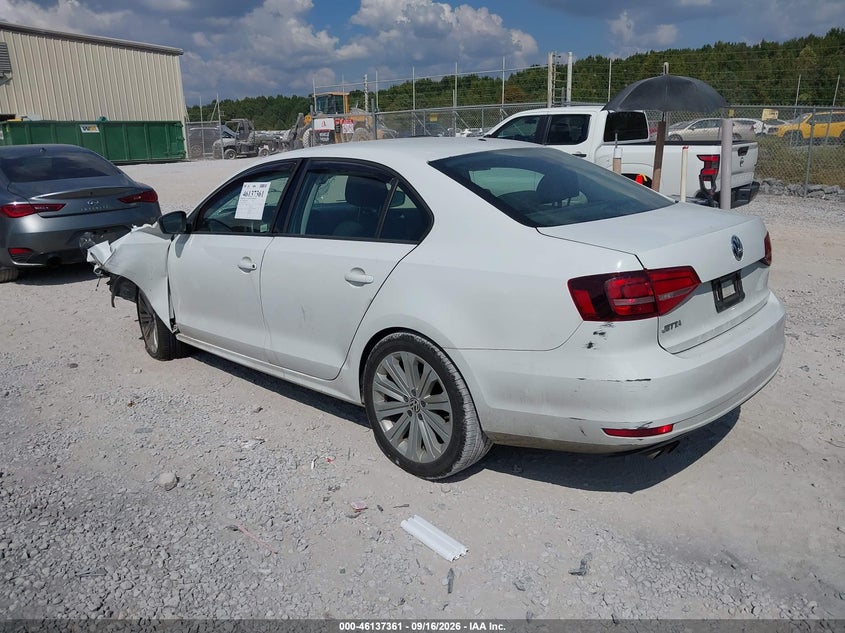 Vin: 3vw2k7aj4fm412315, lot: 46637096, volkswagen jetta 2.0l s 20153