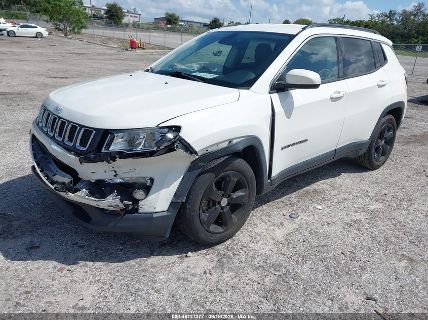 Vin: 3c4njcbb9kt851819, lot: 46637111, jeep compass latitude fwd 20192