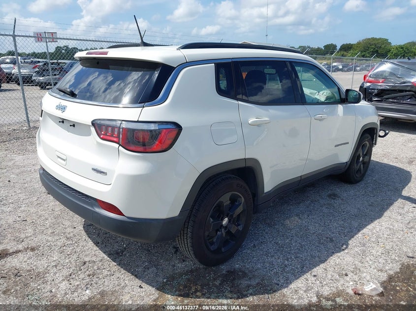 Vin: 3c4njcbb9kt851819, lot: 46637111, jeep compass latitude fwd 20194
