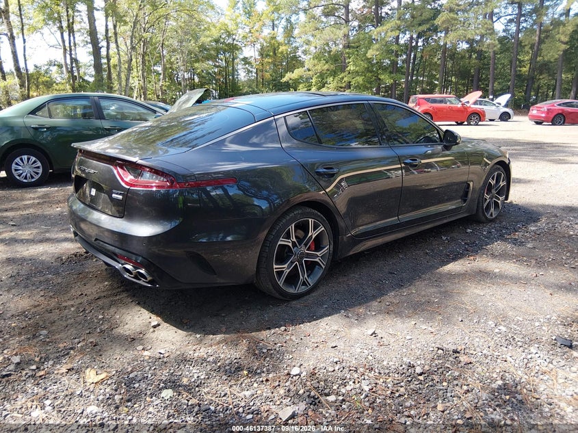 Vin: knae45lc2m6091463, lot: 46637121, kia stinger gt1 20214