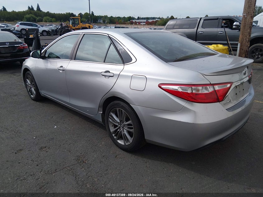Vin: 4t1bf1fk4gu248675, lot: 46637123, toyota camry se 20163