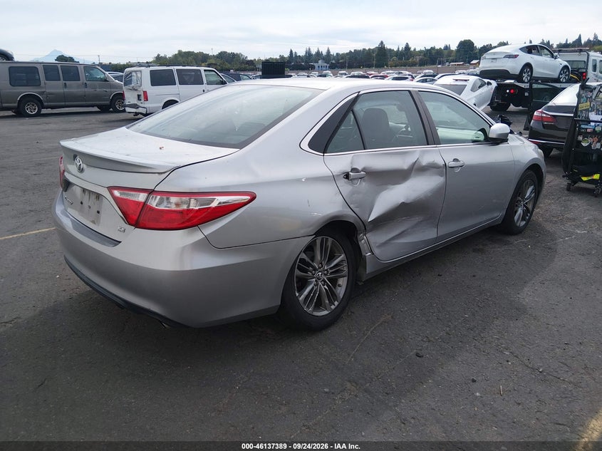 Vin: 4t1bf1fk4gu248675, lot: 46637123, toyota camry se 20164