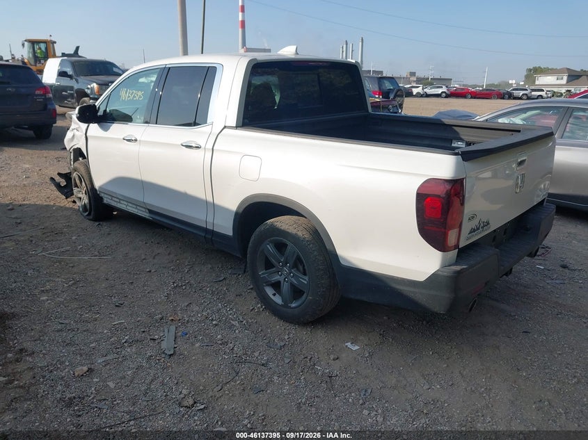 Vin: 5fpyk3f76pb040413, lot: 46637129, honda ridgeline rtl-e 20233