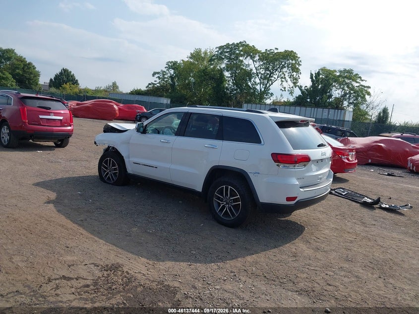 Vin: 1c4rjfbg3nc176855, lot: 46637178, jeep grand cherokee wk limited 4x4 20223