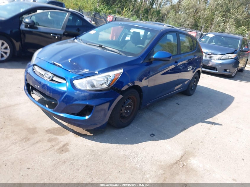 Vin: kmhct5ae4gu252666, lot: 46637182, hyundai accent se 20162