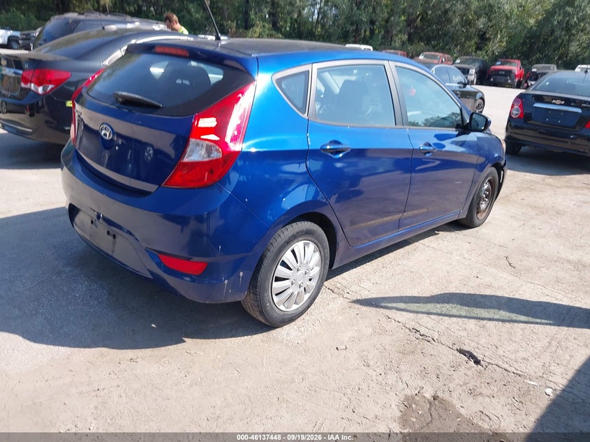 Vin: kmhct5ae4gu252666, lot: 46637182, hyundai accent se 20164