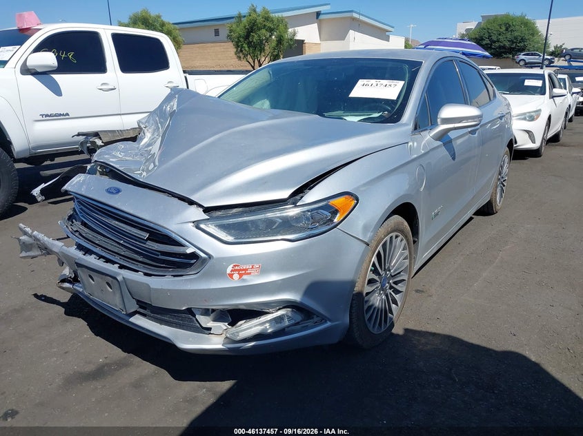 Vin: 3fa6p0pu6hr275419, lot: 46637191, ford fusion energi se luxury 20172