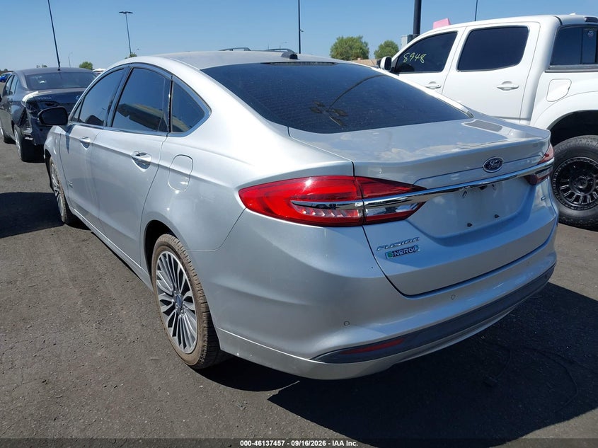 Vin: 3fa6p0pu6hr275419, lot: 46637191, ford fusion energi se luxury 20173