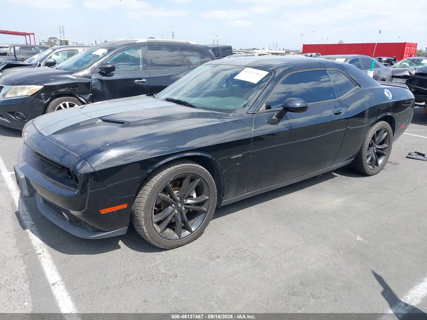 Vin: 2c3cdzbt7hh574314, lot: 46637201, dodge challenger r/t 20172