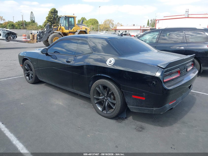 Vin: 2c3cdzbt7hh574314, lot: 46637201, dodge challenger r/t 20173