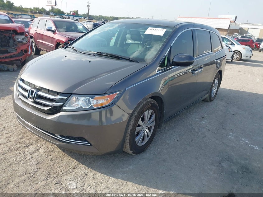 Vin: 5fnrl5h63gb052867, lot: 46637205, honda odyssey ex-l 20162