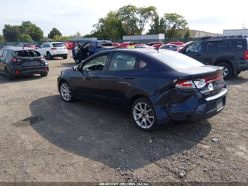 Vin: 1c3cdfba8dd106256, lot: 46637211, dodge dart sxt 20133