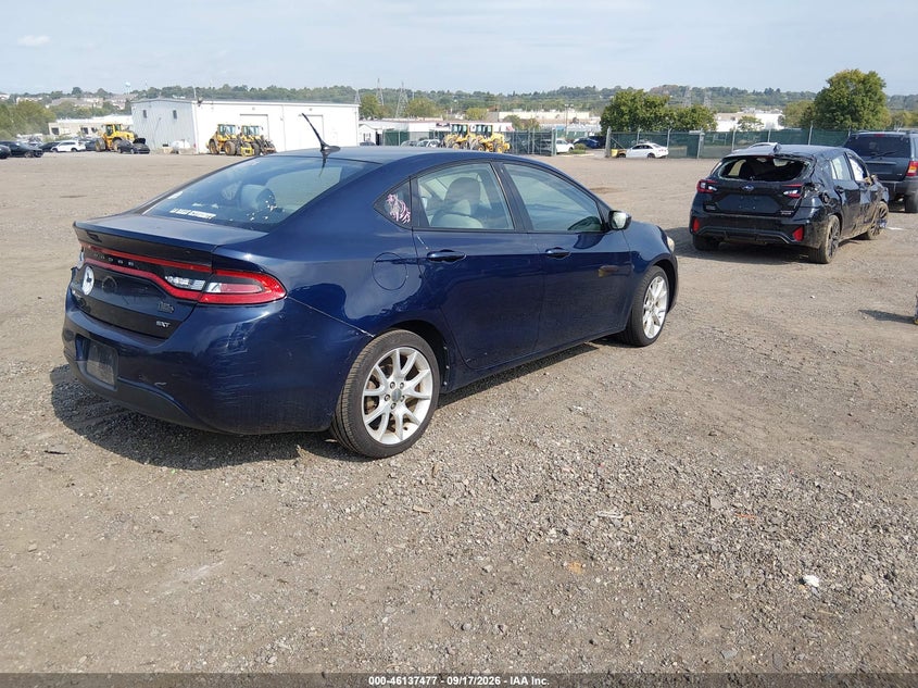 Vin: 1c3cdfba8dd106256, lot: 46637211, dodge dart sxt 20134