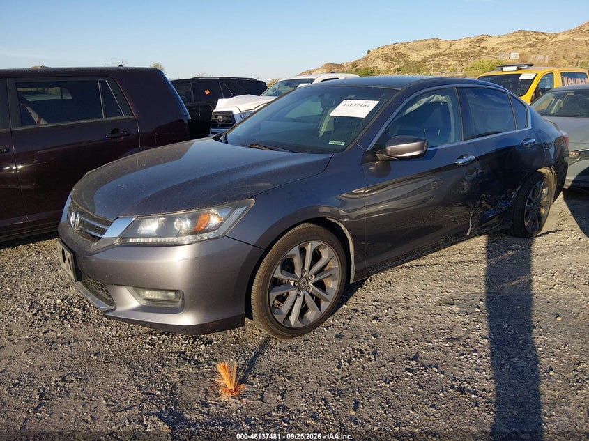 Vin: 1hgcr2f59fa245367, lot: 46637215, honda accord sport 20152