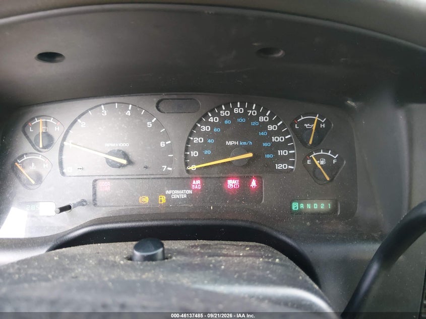 DODGE DAKOTA 2001 VIN 1B7GG2AN71S189574