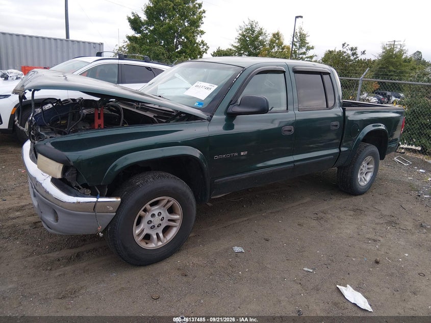 DODGE DAKOTA 2001 VIN 1B7GG2AN71S189574