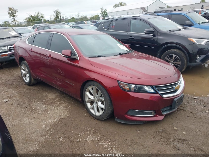 2016 Chevrolet Impala 2Lt, Левый перёд, IAAI, VIN 2G1115S38G9144085
