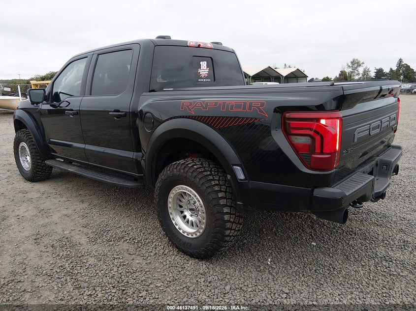 Vin: 1ftfw1rg6tfa22679, lot: 46637225, ford f-150 raptor 20263