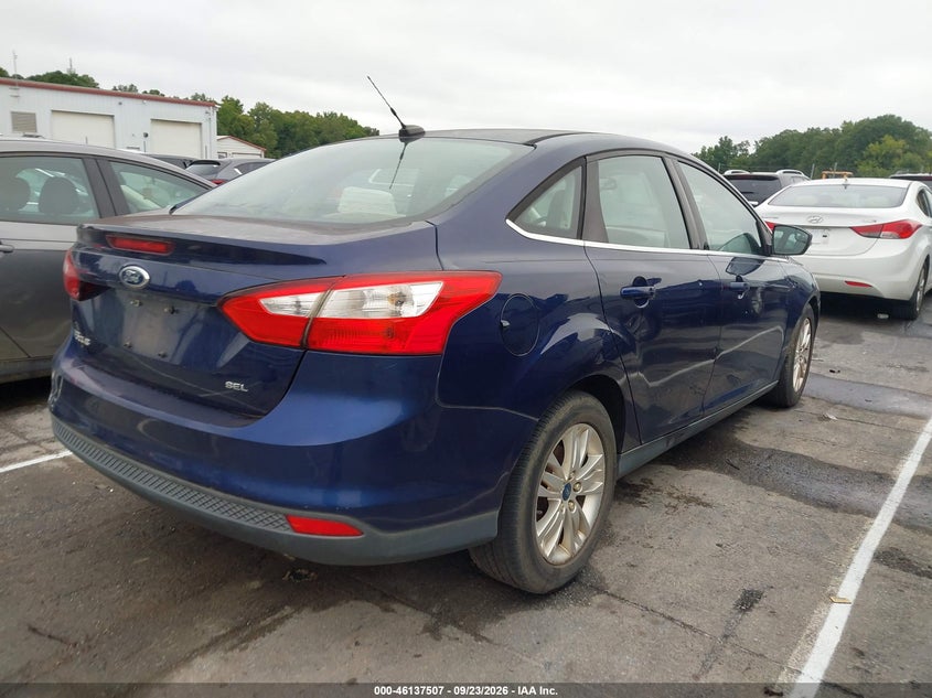 Vin: 1fahp3h21cl162217, lot: 46637241, ford focus sel 20124