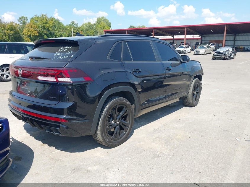 Vin: 1v2ae2ca8sc214515, lot: 46637245, volkswagen atlas cross sport 2.0t sel r-line black 20254