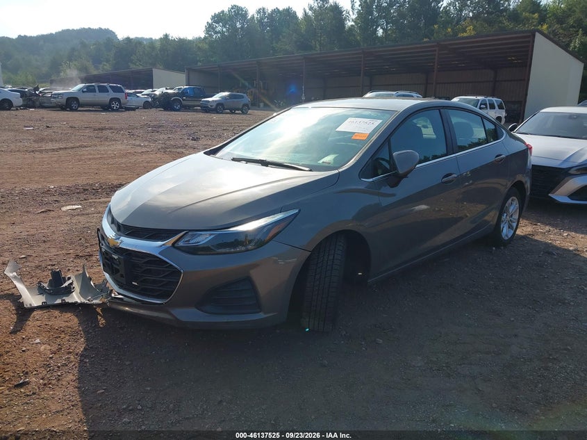 Vin: 1g1be5sm6k7133727, lot: 46637259, chevrolet cruze lt 20192