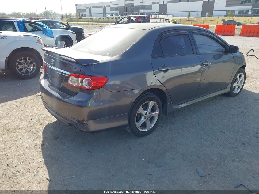 Vin: 5yfbu4eexcp004351, lot: 46637263, toyota corolla s 20124