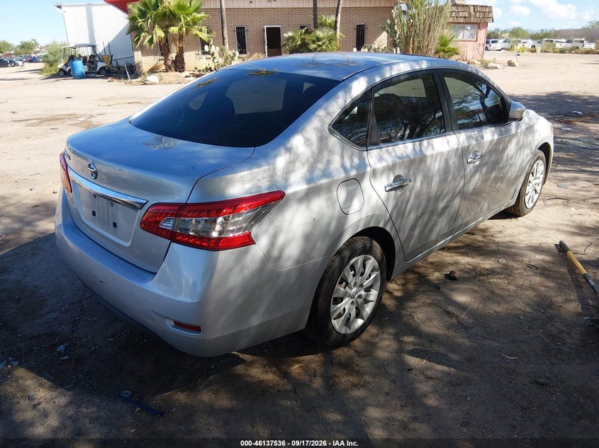 Vin: 3n1ab7ap1fy355991, lot: 46637270, nissan sentra s 20154