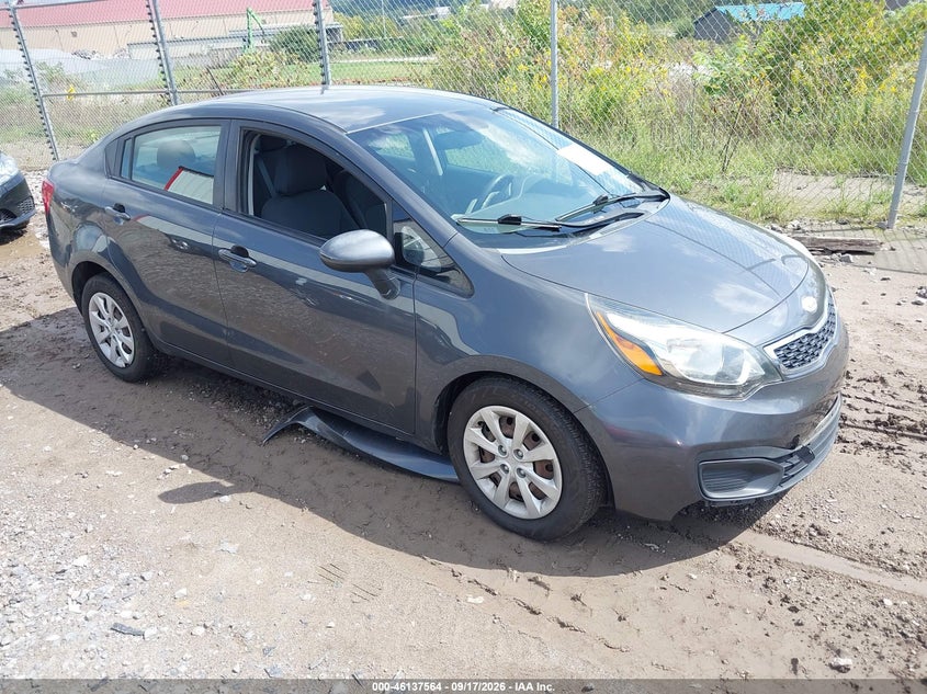 Vin: knadn4a38d6114072, lot: 46637297, kia rio ex 2013 img_1