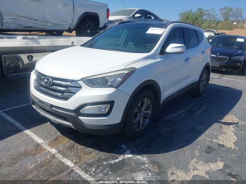 Vin: 5xyzu3lb4eg212458, lot: 46637304, hyundai santa fe sport 2.4l 20142