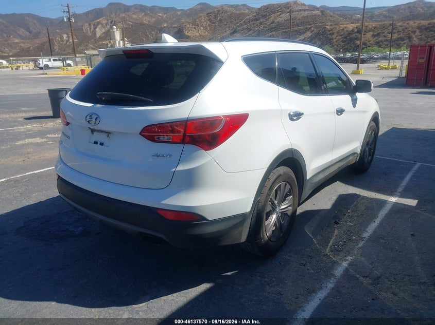 Vin: 5xyzu3lb4eg212458, lot: 46637304, hyundai santa fe sport 2.4l 20144