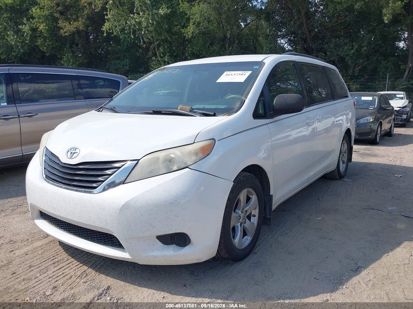 Vin: 5tdkk3dc3cs207489, lot: 46637315, toyota sienna le v6 8 passenger 20122