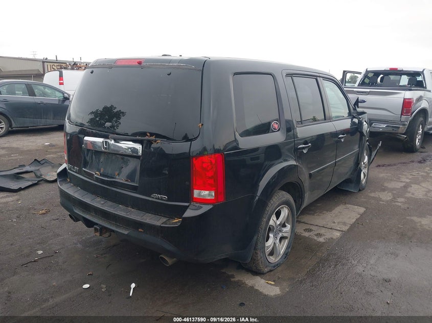 Vin: 5fnyf4h59cb054881, lot: 46637324, honda pilot ex-l 20124