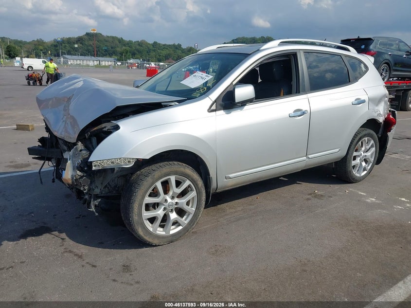 Vin: jn8as5mv5dw614244, lot: 46637327, nissan rogue sv w/sl pkg 20132
