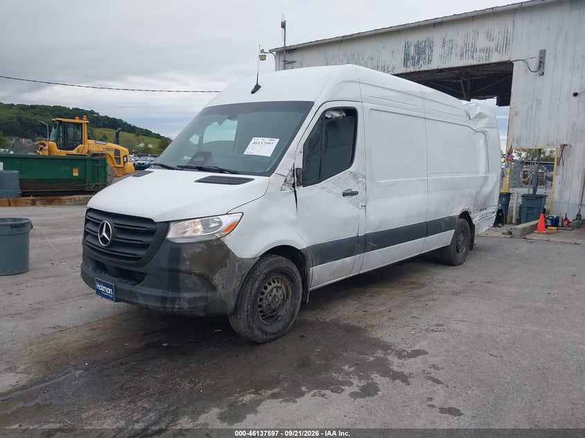 Vin: w1y4ndhy8tt614684, lot: 46637331, mercedes-benz sprinter 2500 high roof 4-cyl diesel ho 20262